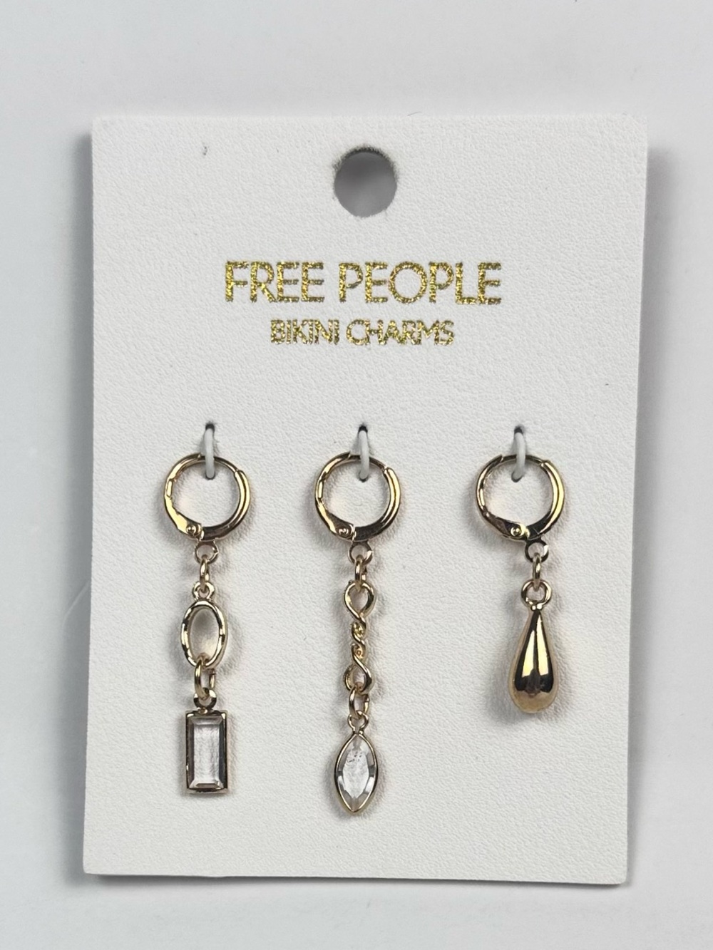 Free People Syd Bikini Charm Pack of 3